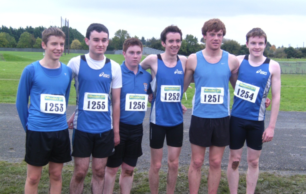 St Peter's AC athletes at Louth Cross Country Championships (Dumdalk, October 2012)