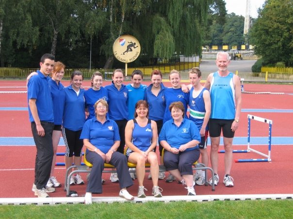 St Peter's AC and Ardee & District AC group at training camp (Poland, September 2007)