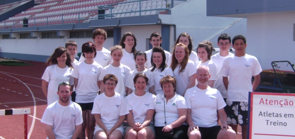 St Peter's AC group at training camp (Portugal, April 2012)