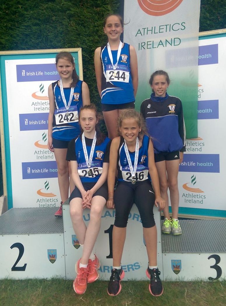 St Peter's AC athletes at Irish Juvenile 